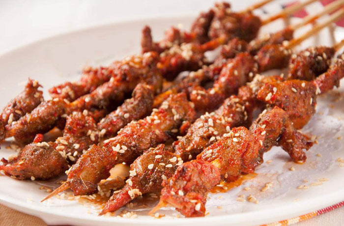 市中烤羊肉串培训